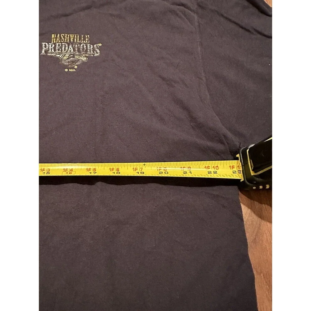 Champion Nashville Predators NHL Black T-Shirt Men's Size 2XL - Picture 3 of 9